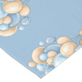 テディベアバルーンブルーショートテーブルランナー ショートテーブルランナー (コーナー)