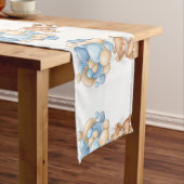 テディベアバルーンブルー ショートテーブルランナー (インサイチュ)