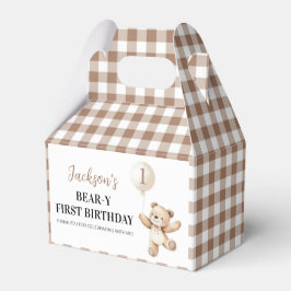 テディベアバルーンベアリー誕生日ありがとう フェイバーボックス