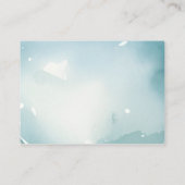 テディベアバルーンベビーシャワーおむつラッフル エンクロージャーカード (裏面)