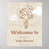テディベアバルーンベビーシャワーへようこそ ポスター (正面)