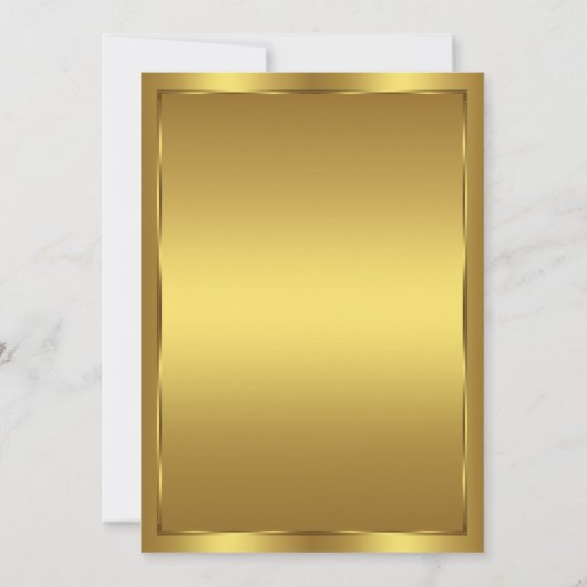 テディベアバルーンベビーシャワー招待状 招待状 (裏面)