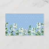 テディベアバルーンユーカリおむつラッフルチケット エンクロージャーカード (裏面)