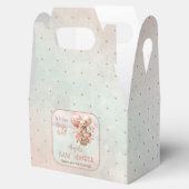 テディベアバルーン女の子Bearly待ち赤ちゃんシャワー フェイバーボックス (オープン)