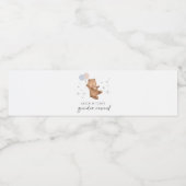 テディベアバルーン性別の表示 ペットボトルラベル (シングルラベル)