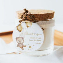 テディベアバルーン星ベビーシャワーBoho