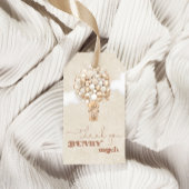 テディベアバルーン男女兼用ベビーシャワー ギフトタグ