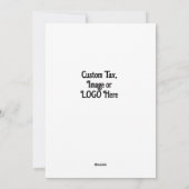 テディベアバレンタインデーパーソナライズされたカード – かわいいプレゼント シーズンカード (裏面)