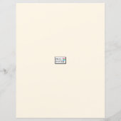 テディベアバースデーパーティーゲストリスト (裏面)