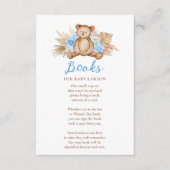 テディベアパンパスグラスベビーブックス エンクロージャーカード (正面)