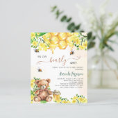 テディベアビーズハニカム予算ベビーシャワー (スタンド正面)