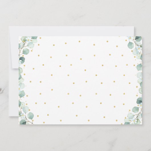 テディベアピクニックピンクフローラ誕生日ありがとう 招待状 (裏面)