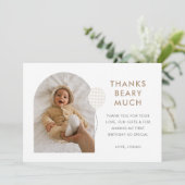 テディベアピクニック サンキューカード (スタンド正面)