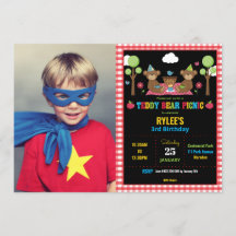 テディベアピクニック 1歳誕生日 女の子 男の子 フォト