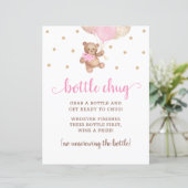 テディベアピンクと金ゴールドボトルチャグゲーム (スタンド正面)