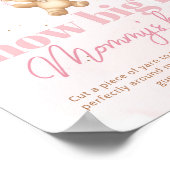 テディベアピンクどの位ママのベリーゲーム大きい ポスター (角)