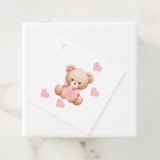 テディベアピンクハート フェイバータグ (インサイチュ)