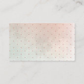 テディベアピンクバルーン赤ちゃんシャワーおむつラッフル エンクロージャーカード (裏面)