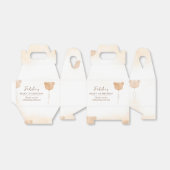 テディベアファースト誕生日パーティーお願いボックス フェイバーボックス (折り畳みなし)