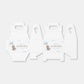 テディベアファースト誕生日パーティーお願いボックス フェイバーボックス (折り畳みなし)