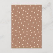 テディベアファースト誕生日パーティー サンキューカード (裏面)