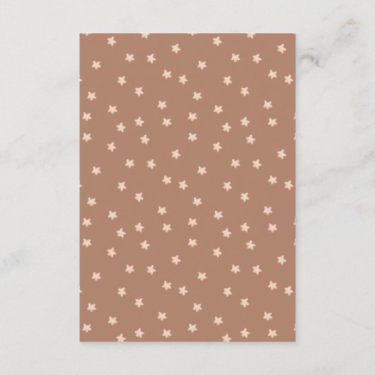 テディベアファースト誕生日パーティー サンキューカード (裏面)