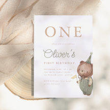 テディベアファースト誕生日パーティー