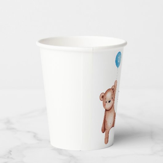 テディベアファースト誕生日パーティー 紙コップ (右)