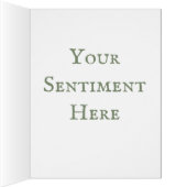 テディベアフローラリースウィムシーすべての行事カード (内側(右))