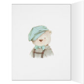 テディベアフローラリースウィムシーすべての行事カード (内側(左))