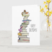 テディベアブックカード カード (黄色い花)