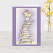 テディベアブックカード カード (黄色い花)