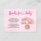 テディベアブックベビー エンクロージャーカード (正面)