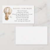 テディベアブックベビー エンクロージャーカード (正面/裏面)