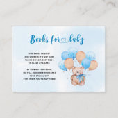 テディベアブックベビー エンクロージャーカード (正面)