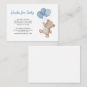 テディベアブックベビー エンクロージャーカード (正面/裏面)