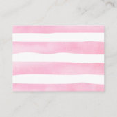 テディベアブックリクエストベビーシャワーエンクロージャ エンクロージャーカード (裏面)