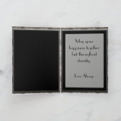 テディベアブリードアンドグルームズ結婚ーズ カード (内部)