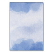 テディベアブルーバルーンウォーターカラーフラワー テーブルナンバー (裏面)