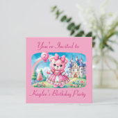 テディベアプリンセス 招待状 (スタンド正面)
