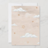 テディベアベイビーシャワーのご招待　「もうすぐ生まれる！クマさん家族」 招待状 (裏面)