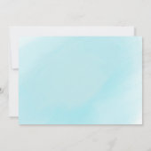 テディベアベイビーシャワーの招待状 招待状 (裏面)