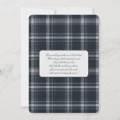 テディベアベイビーシャワーボーイ 招待状 (裏面)