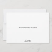 テディベアベイビーシャワー招待状ツインボーイズ 招待状 (裏面)