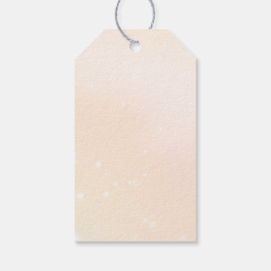 テディベアベイビーシャワー ギフトタグ (裏面)