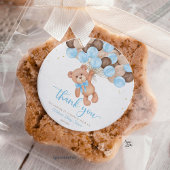 テディベアベイビーシャワー 赤ちゃんの誕生が今から本当に待ち遠しい！ サンキューカード