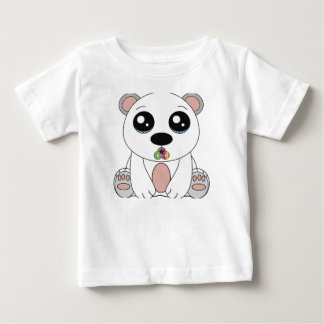 テディベアベイビーファインジャージーTシャツ ベビーTシャツ