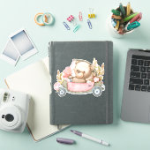 テディベアベビークマかわいい動物シール シール (iPadカバー)