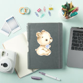 テディベアベビークマかわいい動物シール シール (iPadカバー)