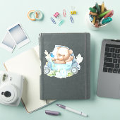 テディベアベビークマかわいい動物シール シール (iPadカバー)